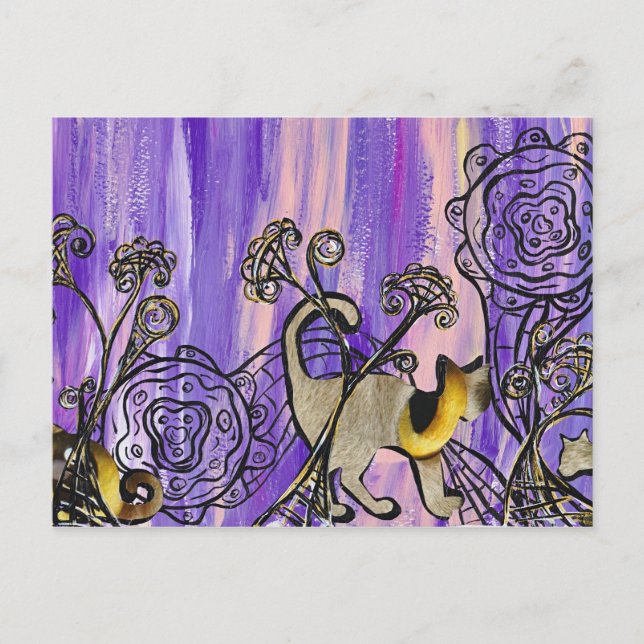 Cats Eyes Postcard (Front)