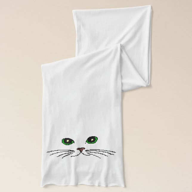 Cat's Face Scarf (Left)