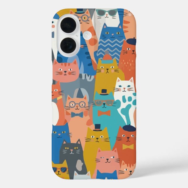 CATS FAMILY Case-Mate iPhone CASE (Back)