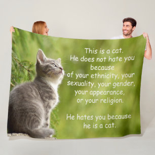 Cats Fleece Blanket