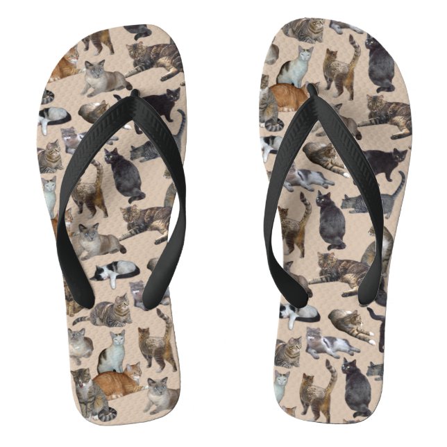 Cats Flip Flops (Footbed)