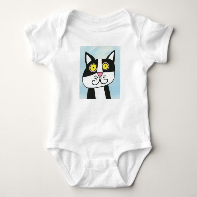 Cats for babies baby bodysuit (Front)