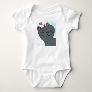 Cats for children baby bodysuit