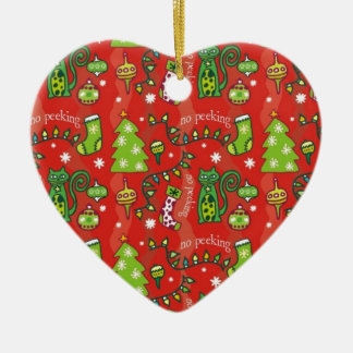 Cats for Christmas Ceramic Tree Decoration