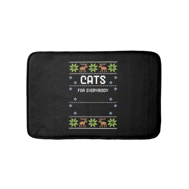 Cats For Everybody Bath Mat (Front)