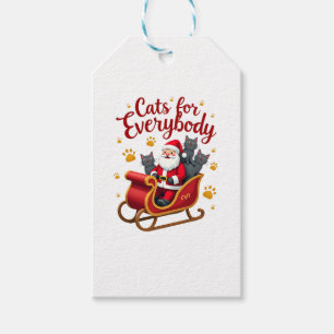 Cats For Everybody Cat Christmas Ugly Christmas Lo Gift Tags