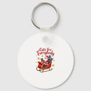 Cats For Everybody Cat Christmas Ugly Christmas Lo Key Ring