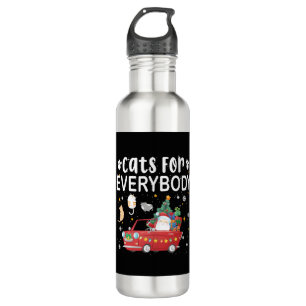 Cats For Everybody Christmas 710 Ml Water Bottle