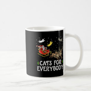 Cats For Everybody Christmas Cat Fun Xmas Women Sa Coffee Mug