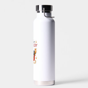 Cats For Everybody Christmas Cat Funny Xmas Women Water Bottle