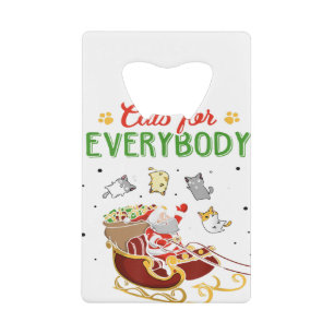 Cats For Everybody Christmas Cat Lover Funny
