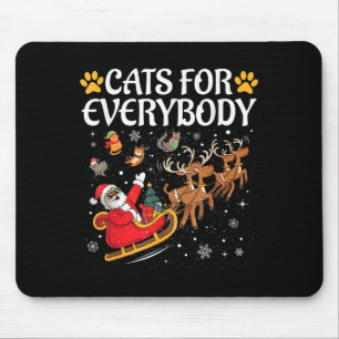 Cats For Everybody Men Kids Women Ugly Christmas C Mouse Mat