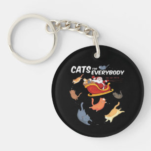 Cats for everyone key ring