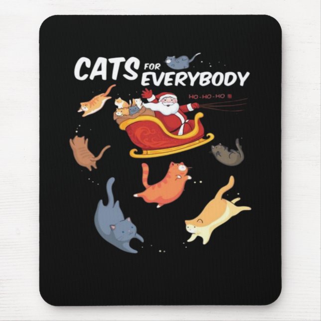 Cats for everyone  mouse mat (Front)