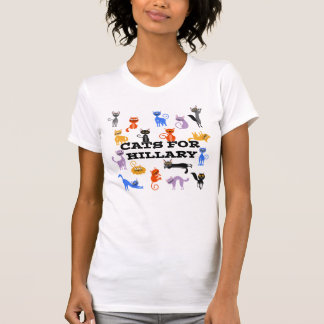 Cats For Hillary Political T-shirt for Women