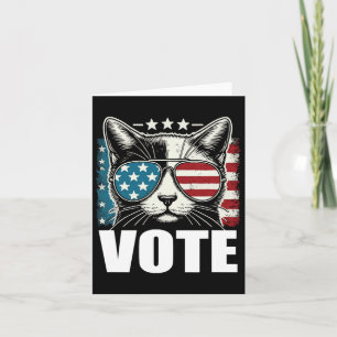 Cats For Kamala Harris Vote 2024  Card