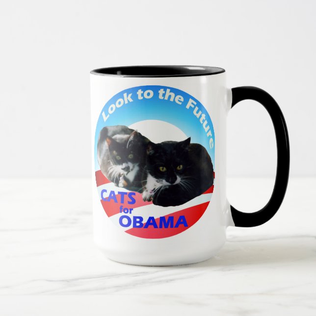 Cats for Obama mug (Right)