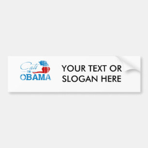 Cats for Obama - Vintage.png Bumper Sticker