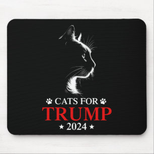 Cats For Trump 2024 Election Make Cats Safe Again Mouse Mat