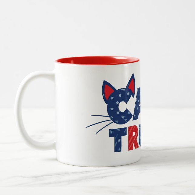 Cats for Trump Coffee Mug 2024 (Left)