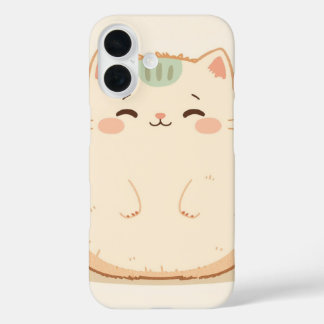 cat's fur is fluffy and textured with a slight iPhone 16 case