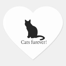 Cats furever sticker