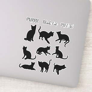 Cats Galore - Black Cat - Sticker Collection
