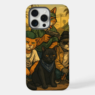 Cats Gang in Grove St iPhone 15 Pro Max Case