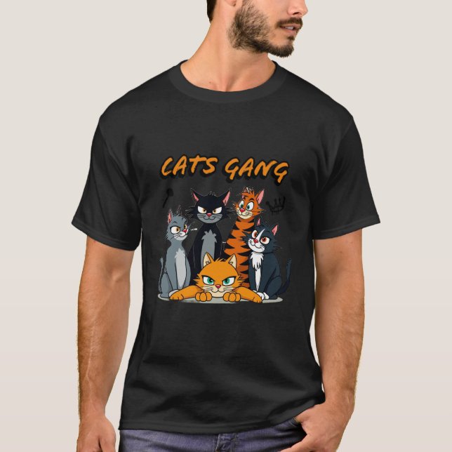 Cat's Gang T-Shirt (Front)
