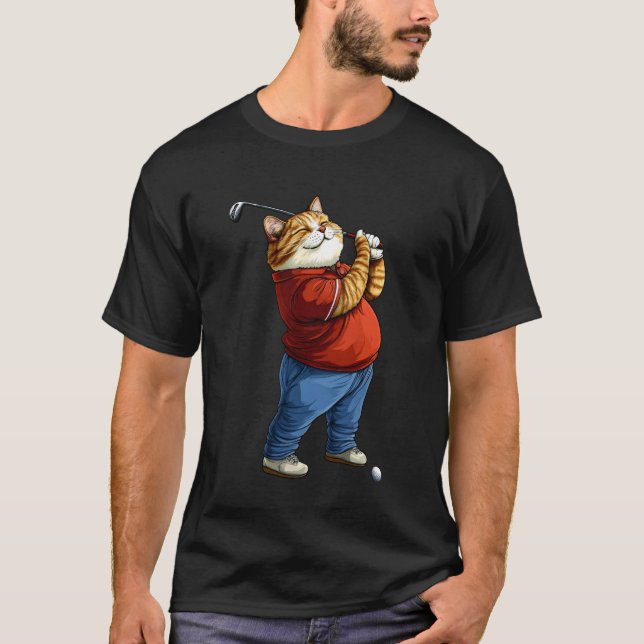 Cats Golf T-Shirt (Front)