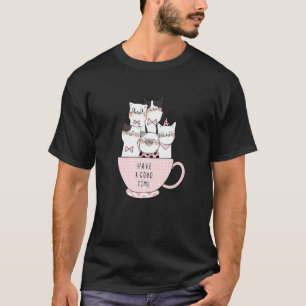 Cats Good Time Coffee  and Baristas T-Shirt