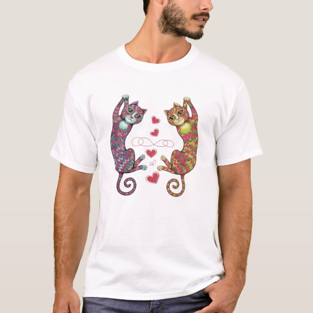 Cats Heart T-Shirt (Front)