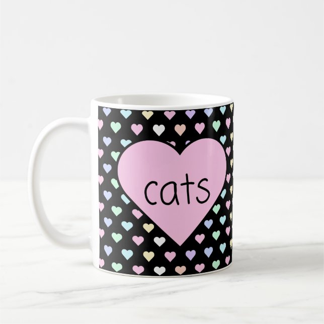 Cats Hearts Mug (Left)