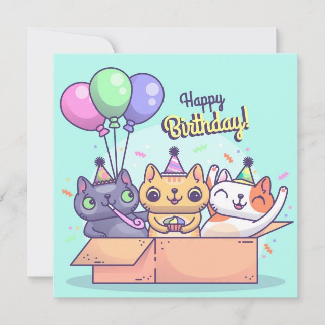 Cats Holiday Card (Front)