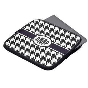 Cats Houndstooth Laptop Sleeve