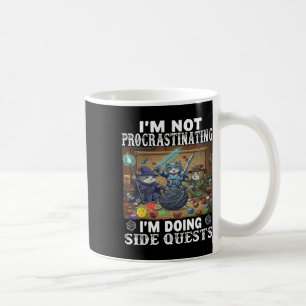 Cats I'm Not Procrastinating I'm Doing Side Quests Coffee Mug
