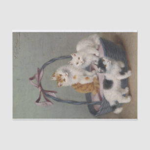 Cats in a Basket by Sophie Sperlich Tissue Paper