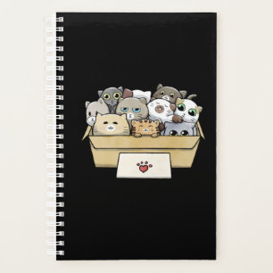 Cats In A Box Cat Day Cat Lover Planner