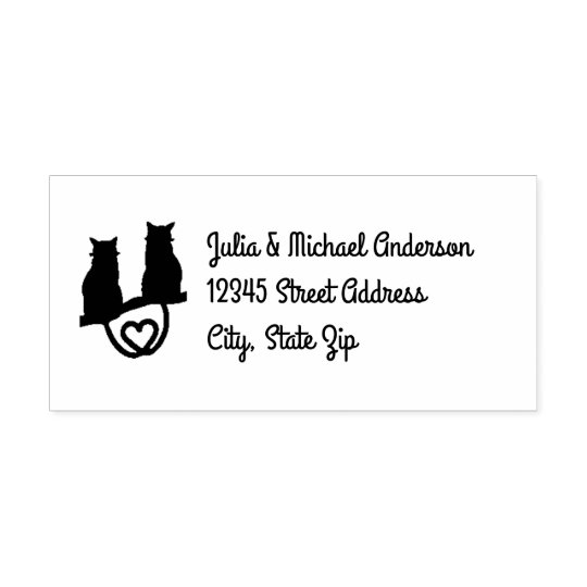 Cats in a Tree - Self-Inking Address Stamp