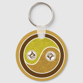 Cats in Balance 1 Key Ring