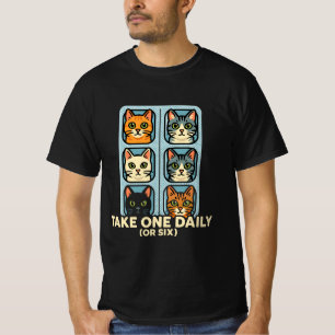 Cats In Blister Pack Medicine For Happiness T-Shirt