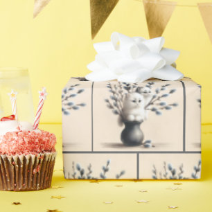 Cats In Catkins Wrapping Paper