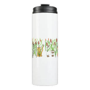 Cats in CatTails Thermal Tumbler