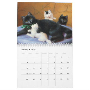 Cats in Classic Art Calendar