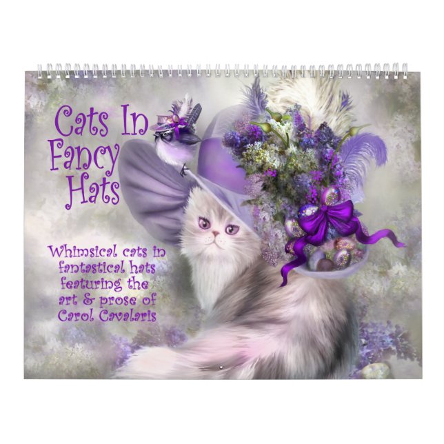 Cats In Fancy Hats Art Calendar (Cover)