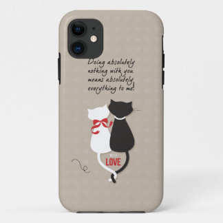 Cats in Love iPhone 11 Case