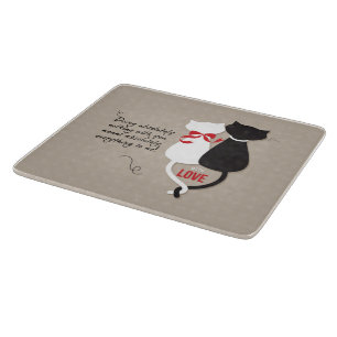 Cats in Love Cutting Board