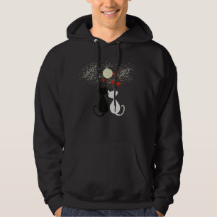 Cats in love hoodie