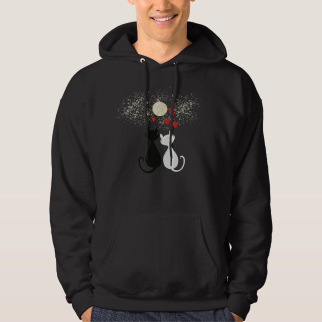 Cats in love hoodie (Front)