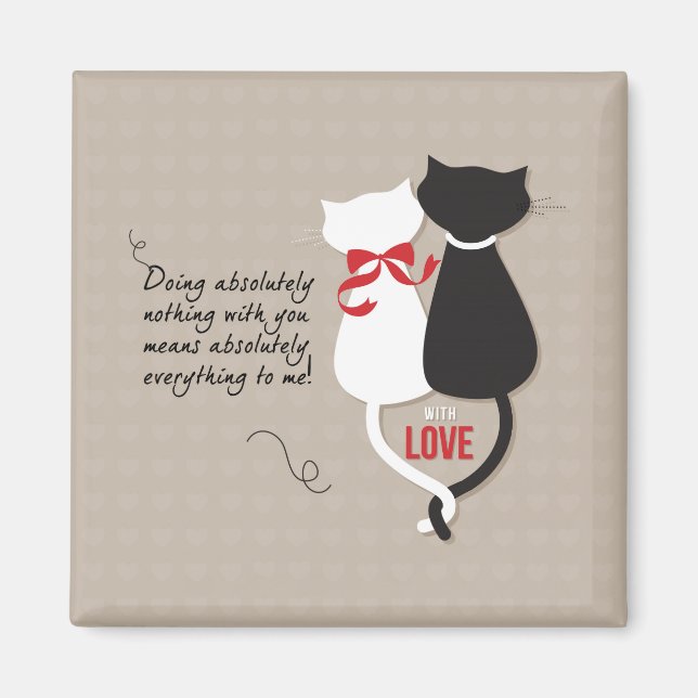 Cats in Love Magnet (Front)
